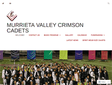 Tablet Screenshot of mvhsband.net